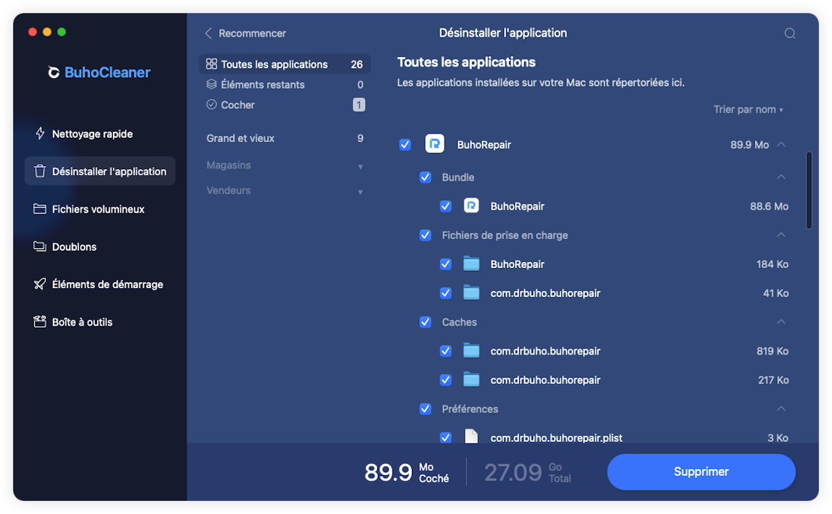 BuhoCleaner logiciel